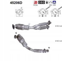 Katalizator bmw 525d/530d - AS 45206D