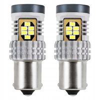Żarówki LED CANBUS 3020 24SMD 1156 BA15S P21W R10W R5W White 12V 24V - AMIO AMI02797