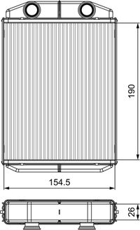 Nagrzewnica - VALEO 811553