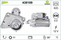 Rozrusznik nowy - VALEO 438189 — zdjęcie 2
