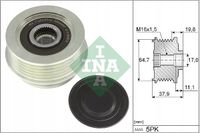 Koło pasowe alternatora - INA 535 0370 10