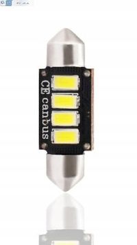 Zarowka led 12v c5w 2w 36mm 4xsmd5630 - M-TECH MTELB334W — zdjęcie 2