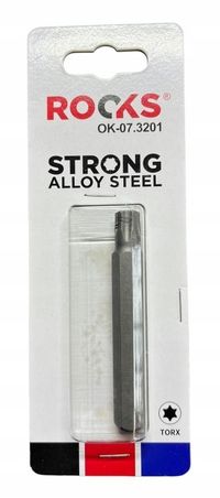 Long bit 10 mm (3/8 ) torx t50 x 75 mm, s2 - Rooks OK-07.3201