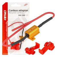 Rezystor CANBUS opornik do żarówek LED 39ohm 10W - AMIO AMI04091