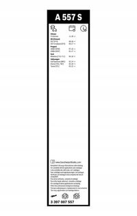 Pióro wycieraczki Aerotwin, komplet - BOSCH 3 397 007 557 — zdjęcie 5