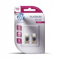 Zarowka led 12v w5w 1w biala 1x hp led - M-TECH MTELB805W