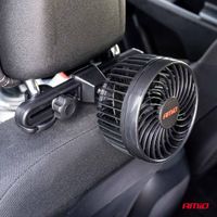 Wiatrak samochodowy wentylator na zagłówek 12V - AMIO AMI03007 — zdjęcie 3