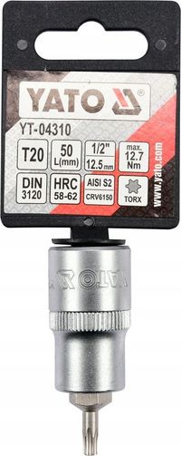 Klucz Trzpieniowy TORX 1/2 T20 L55mm - YATO YATYT-04310 — zdjęcie 3