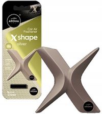 Zapach aroma car x-shape silver PARMTMP108977