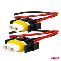 Gniazdo żarówki ceramiczne h8/h11/h16 - AMIO AMI03056 — zdjęcie 2