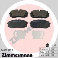 Klocki hamulcowe - ZIMMERMANN 26800.175.2 — zdjęcie 2
