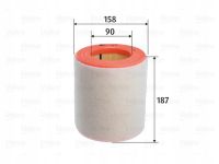 Filtr powietrza - VALEO 585763 — zdjęcie 4
