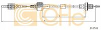 Linka sprzęgła opel corsa b 98- - COFLE 11.2533