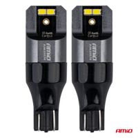 Żarówki LED CANBUS PRO T15 W16W 4x2016 SMD białe 12V 24V - AMIO AMI03578 — zdjęcie 2