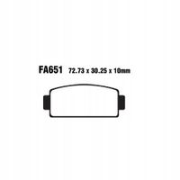 Klocki hamulcowe. moto. - EBC Brakes FA651TT