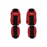 Pokrowce na fotele - F-CORE F-CORE FX06 RED