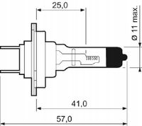 Zarowka h7 karton aqua vision - VALEO 032523 — zdjęcie 3