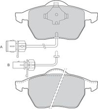 Klocki hamulcowe - VALEO 598489