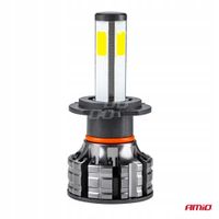 Żarówki samochodowe LED seria COB H7 6500K - AMIO AMI02844 — zdjęcie 4