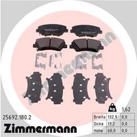 Klocki hamulcowe - ZIMMERMANN 25692.180.2 — zdjęcie 2