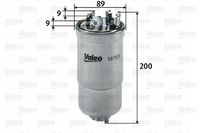 Filtr paliwa - VALEO 587500