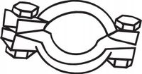 Obejma układu wydechowego - BOSAL BOS254-951