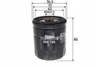 Filtr oleju - VALEO 586146 — zdjęcie 2