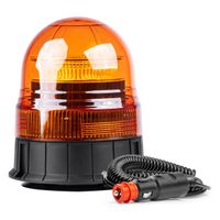 Lampa ostrzegawcza błyskowa kogut 39 LED magnes R65 R10 12V 24V W02m - AMIO AMI02300