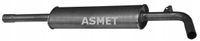 Tłumik układu wydechowego przód - ASMET ASM10.103