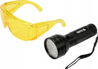 Zestaw Latarka UV 51 LED i Okulary - YATO YATYT-08581