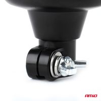 Lampa ostrzegawcza błyskowa mini kogut 18 LED R65 R10 12V 24V W21p - AMIO AMI02922 — zdjęcie 3