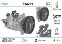 Sprężarka klimatyzacji volvo - VALEO 813271 — zdjęcie 2
