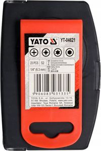 Zestaw udaro konco śrubokretowych 23 szt - YATO YT-04621 — zdjęcie 2