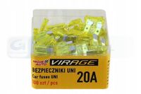 Bezpiecznik plaski uni 20a /100szt/ - VIRAGE AMT94-054 — zdjęcie 2
