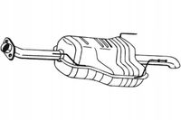 Tłumik układu wydechowego tył - BOSAL BOS185-149