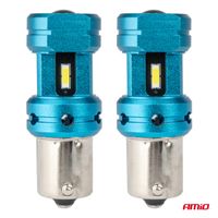 Żarówki LED CANBUS 1156 BA15S P21W R10W R5W 4SMD 1860 White 12V 24V - AMIO AMI04252 — zdjęcie 2