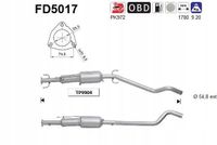 Filtr cząstek stałych dpf + kat. opel astra h 1,9cdti euro 4 FD5017