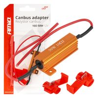 Rezystor CANBUS opornik do żarówek LED 10ohm 50W - AMIO AMI04096