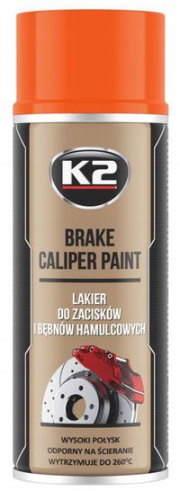 K2-caliper lakierowniczy do zaciskow pomara 400 - K2 MELLE MELL346PO