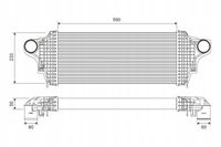 Intercooler mercedes gl class m class - VALEO 818320 — zdjęcie 2