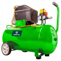Kompresor olejowy 50l, 230v - VERTO TPX73K004 — zdjęcie 2