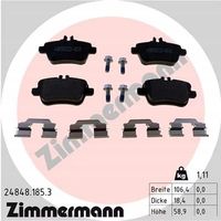 Klocki hamulcowe - ZIMMERMANN 24848.185.3 — zdjęcie 2
