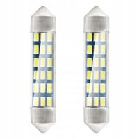 Żarówki LED STANDARD 3014 18SMD Festoon C5W C10W C3W 41mm White 12V - AMIO AMI01092