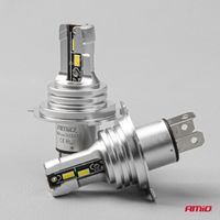 Żarówki samochodowe LED seria H-mini H4/H19 6500K Canbus - AMIO AMI03331 — zdjęcie 5