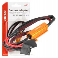 Rezystor opornik CANBUS do żarówek LED 50W H7 - AMIO AMI04089