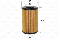 Filtr oleju wkład - VALEO 586590 — zdjęcie 2