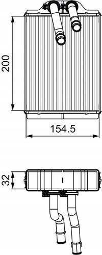 Nagrzewnica - VALEO 811551