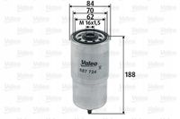 Filtr paliwa diesel puszkowy - VALEO 587724 — zdjęcie 3