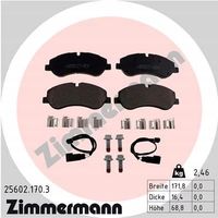 Klocki hamulcowe - ZIMMERMANN 25602.170.3 — zdjęcie 2