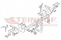 Hak holowniczy kula-A przykręcana - STEINHOF STEM-302 — zdjęcie 3